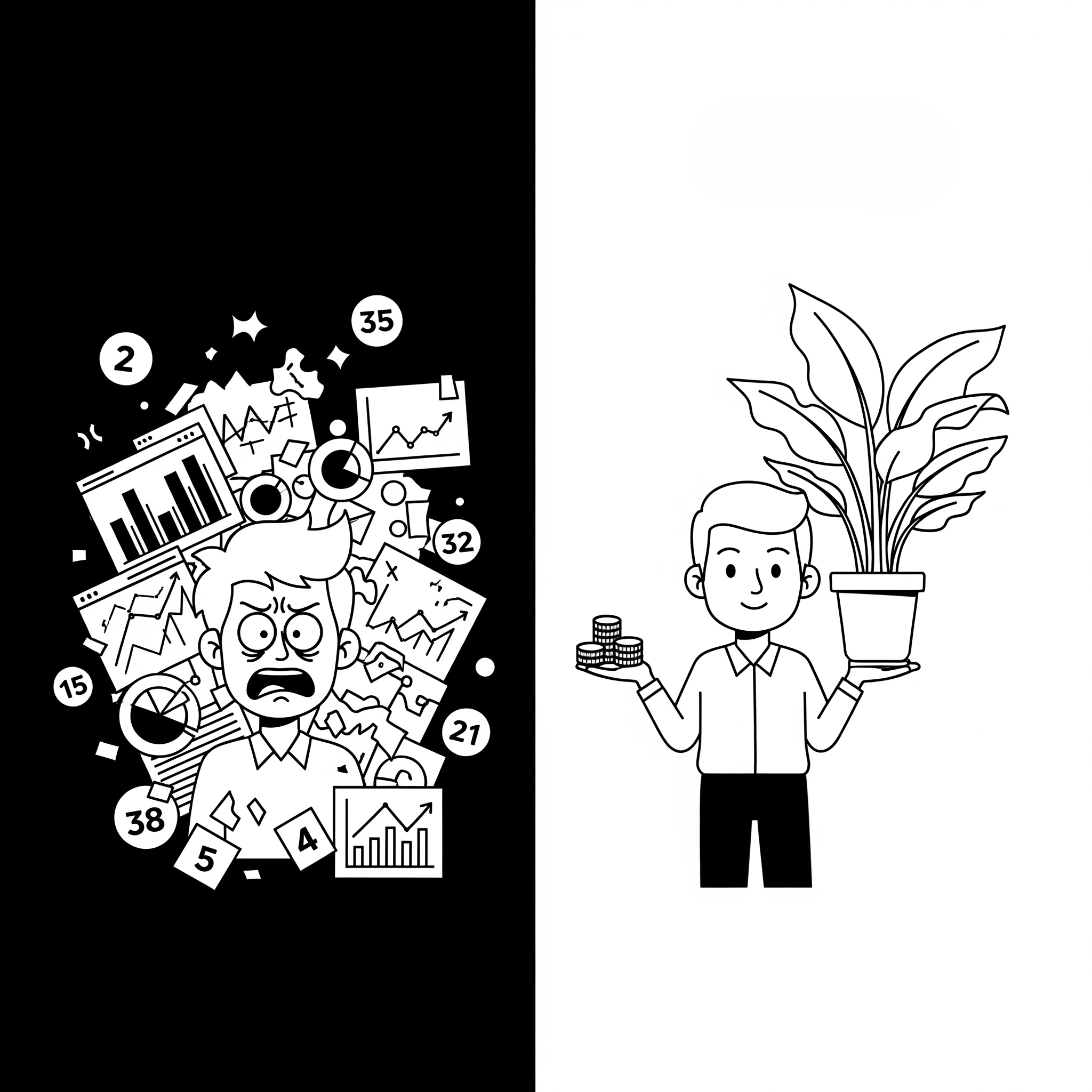 진짜 성과 측정 - Before/After 인포그래픽